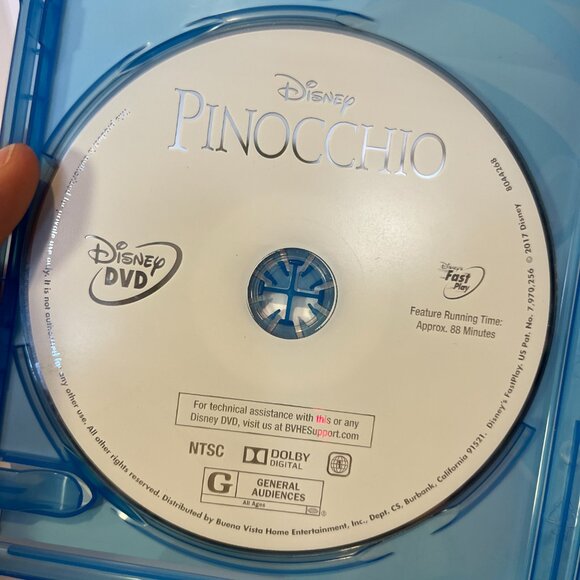 Disney Pinocchio Signature Collection Blu Ray & DVD 2 Disc Combo Movie - Picture 8 of 13